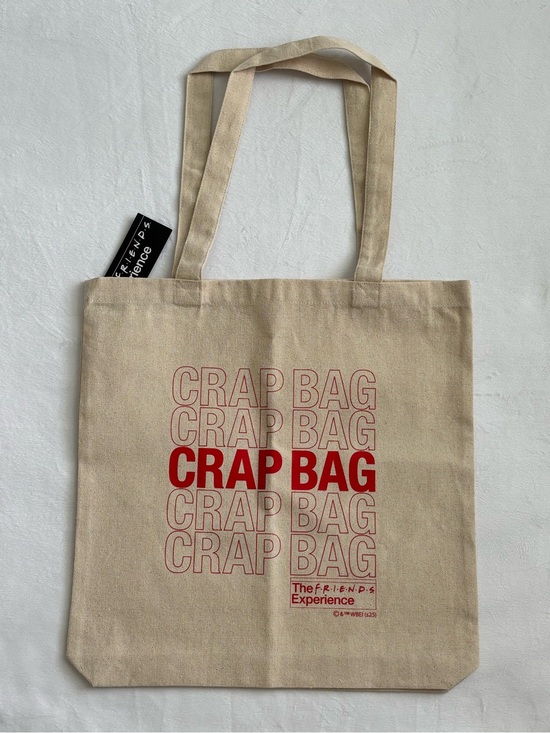 FRIENDS Handbags - The FRIENDS Experience Crap Bag Canvas Tote Bag NWT Friends TV Show